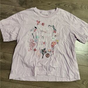 Disney Light Purple Graphic Tee Size M